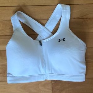 Under Armour zip sports bra